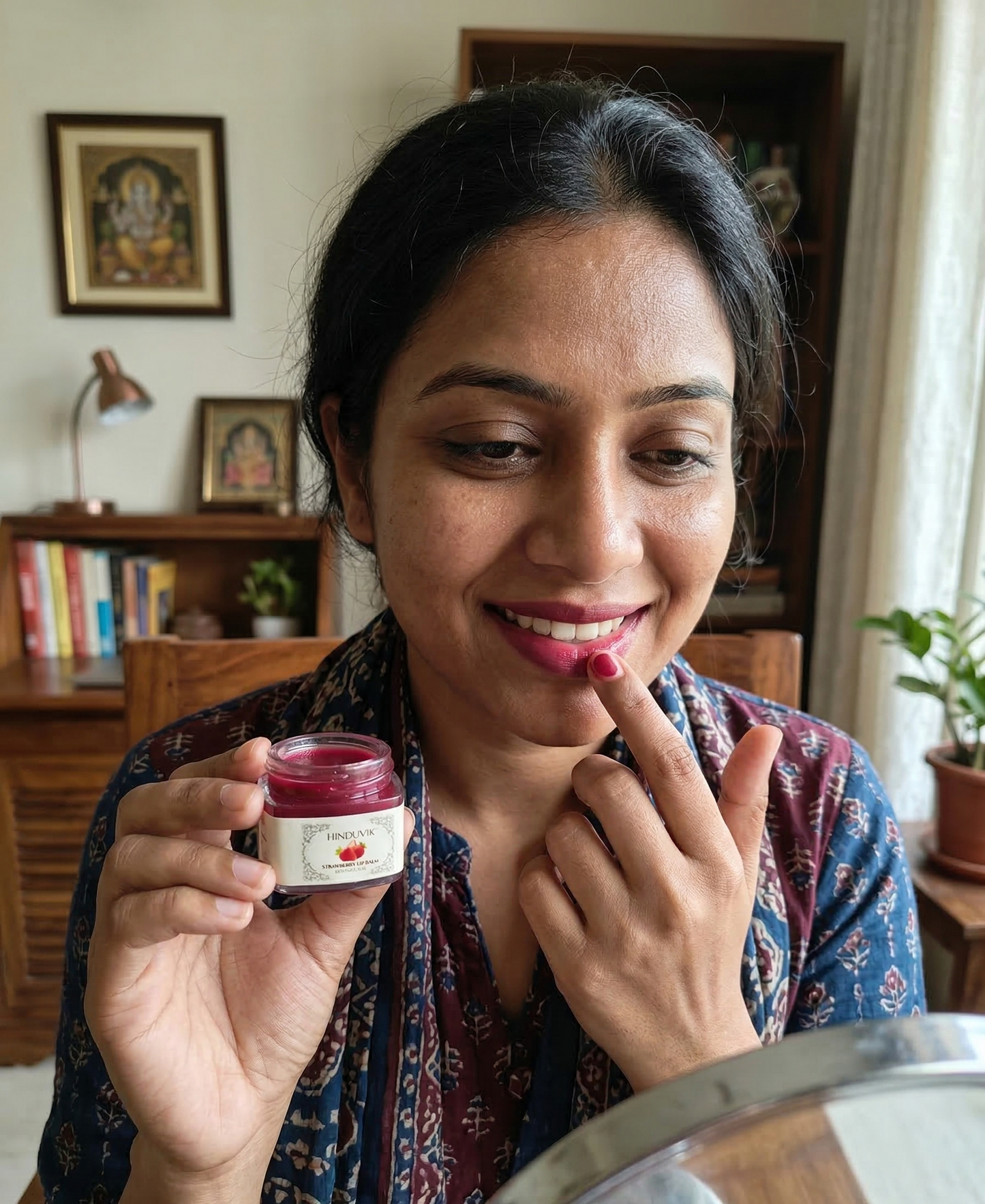 Strawberry & Beetroot Lip Balm Combo | 100% Natural | Tinted Nourishment | Vegan-15ml
