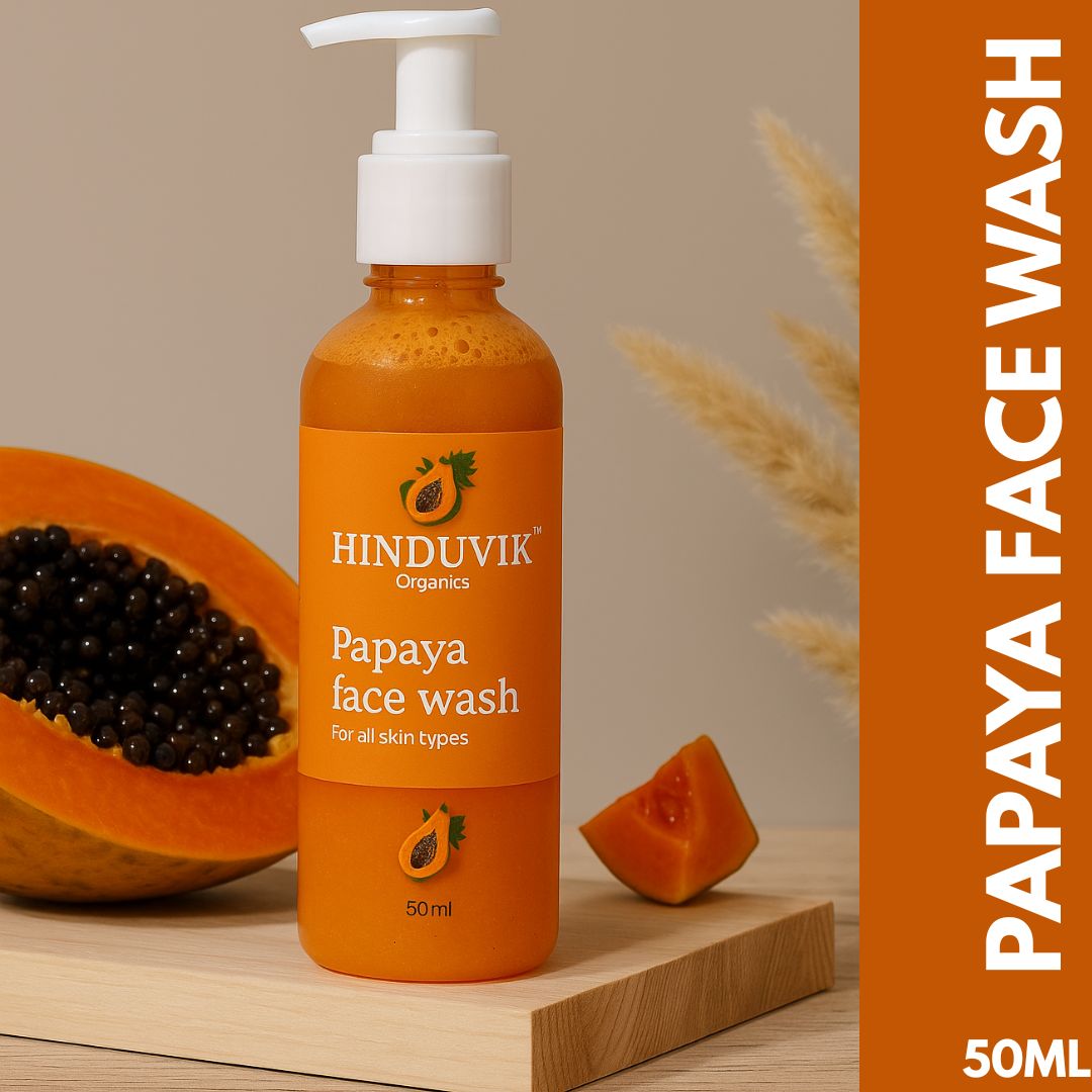 Papaya Face Wash | Gentle Brightening Cleanser for Glowing Skin-50ml