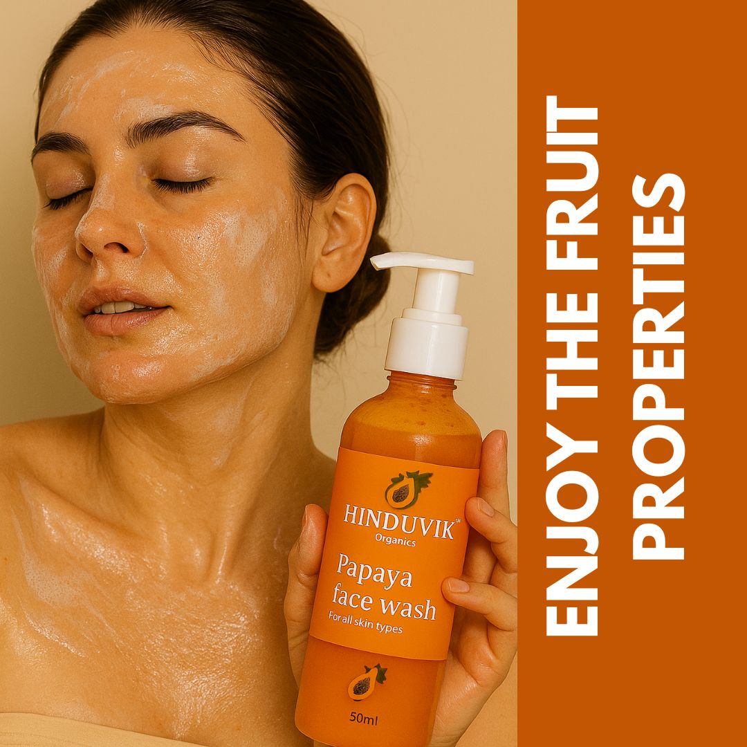 Papaya Face Wash | Gentle Brightening Cleanser for Glowing Skin-50ml