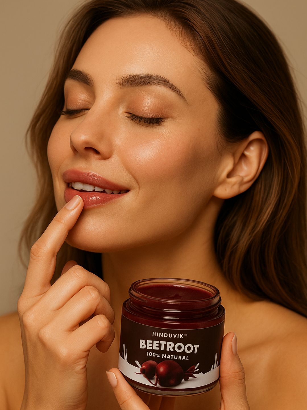Strawberry & Beetroot Lip Balm Combo | 100% Natural | Tinted Nourishment | Vegan-15ml