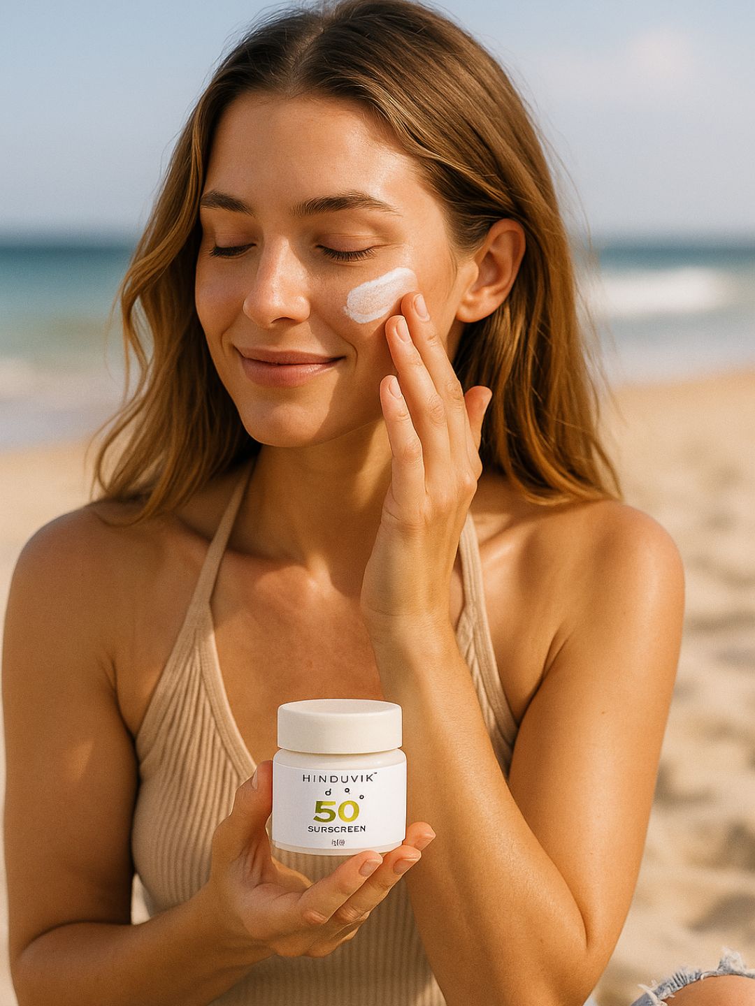HINDUVIK SPF 50+ Mineral Sunscreen | Luxury Natural UV Defense