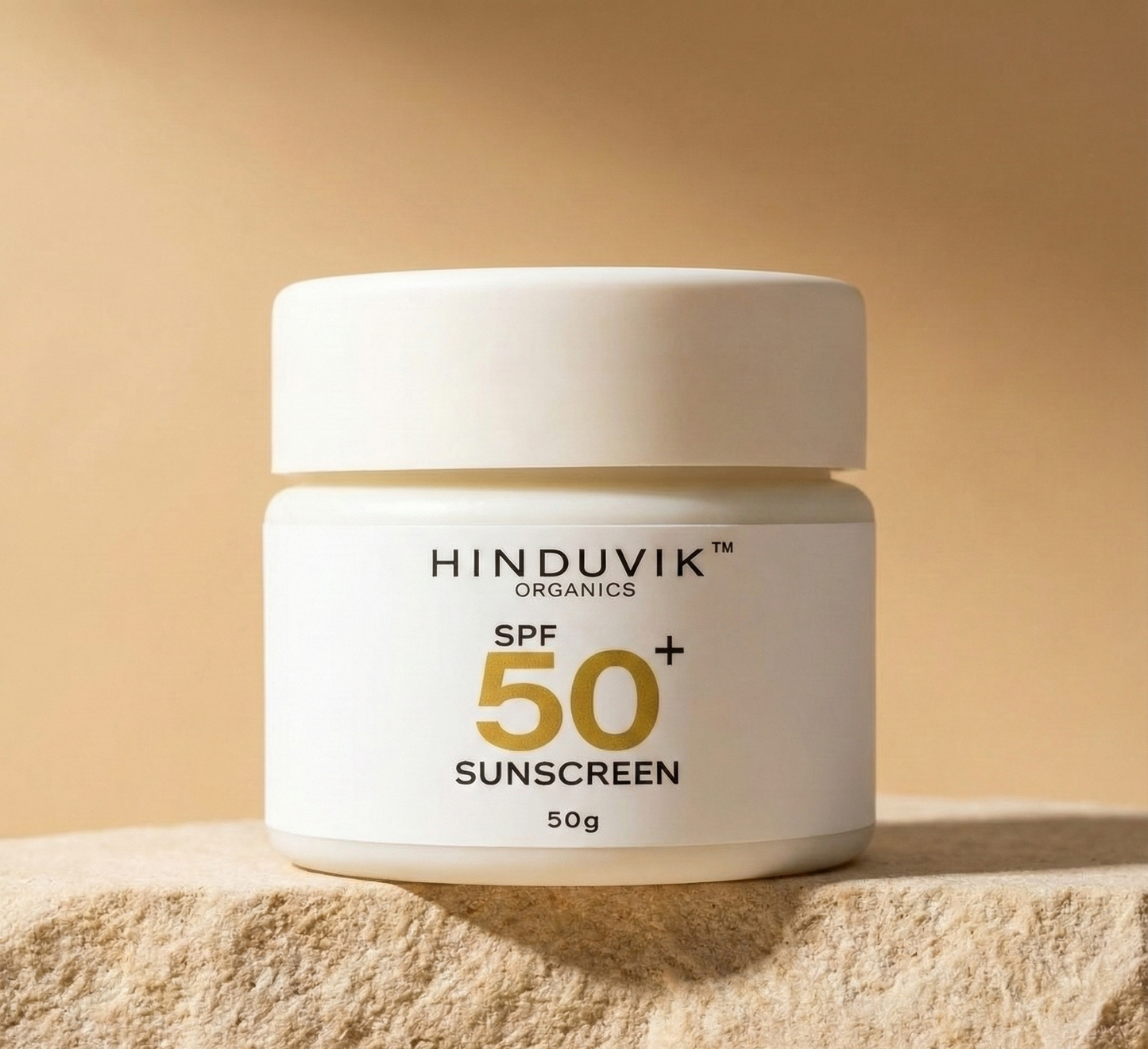 HINDUVIK SPF 50+ PA+++  Mineral Sunscreen With Zinc-Oxide | Luxury Natural UVA/UVB Defense Up to 16hrs