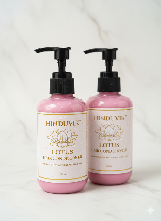 Lotus & Triple Butter Deep Repair Conditioner Pack of 2 (200Ml)| Intense Hydration for Dry, Damaged Hair with Shea, Cocoa & Mango Butter | Controls Frizz & Strengthens with Almond & Coconut Oil for Ultimate Softness & Shine-200ml
