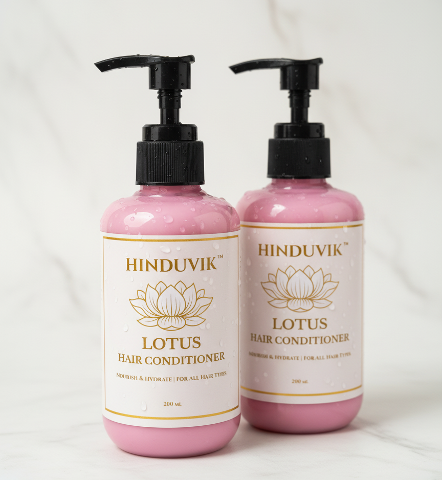 Lotus & Triple Butter Deep Repair Conditioner Pack of 2 (200Ml)| Intense Hydration for Dry, Damaged Hair with Shea, Cocoa & Mango Butter | Controls Frizz & Strengthens with Almond & Coconut Oil for Ultimate Softness & Shine-200ml